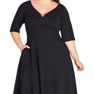 City Chic black Dress